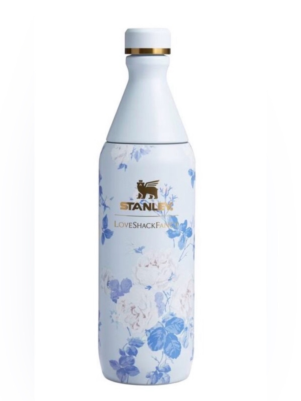 NEW Stanley X LoveShackFancy Everblooming Rosettes All Day Slim 20 oz bottle